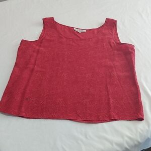 Travis Ayers Burgundy  Red Paisley Tank Top